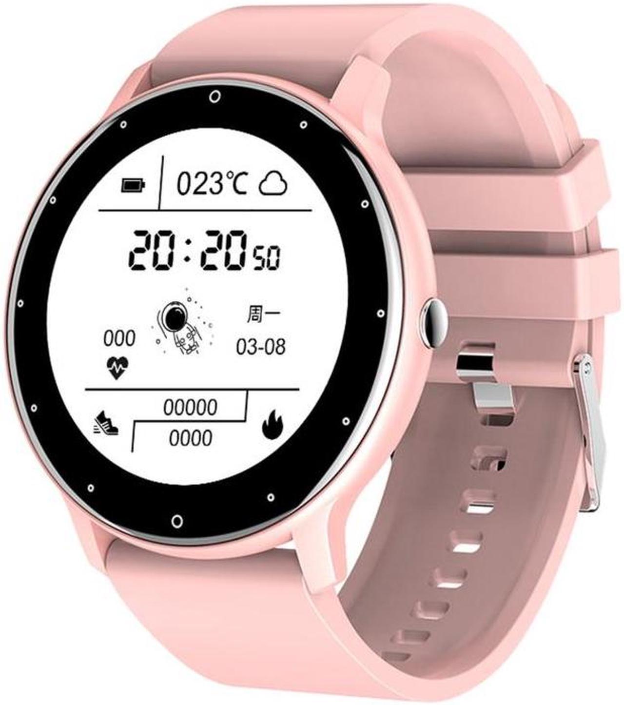 Fashion Bluetooth Sport Smart Watch, Support Multiple Sport Modes, Sleep Monitoring, Heart Rate Monitoring, Blood Pressure Monitoring (Pink)