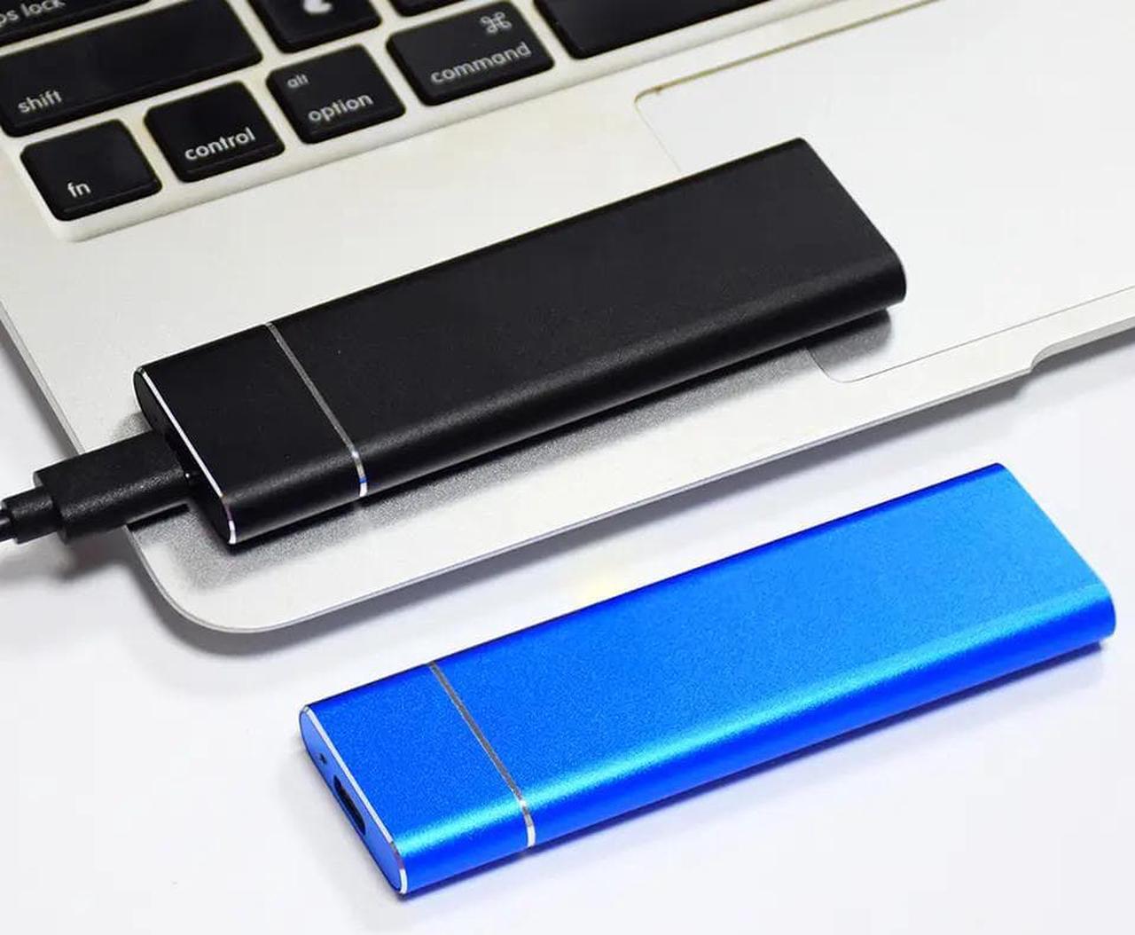 Alt view image 3 of 6 - Type C USB 3 Gen2 Hard Disk 128Tb 256tb 512gb 1TB 2TB ssd portable hard drive external SSD Silver 256GB