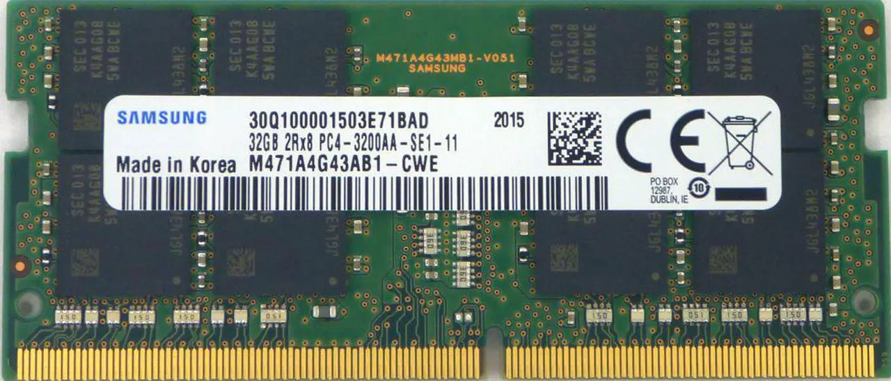 Samsung 32GB DDR4 3200MHz SODIMM - Thumbnail 4