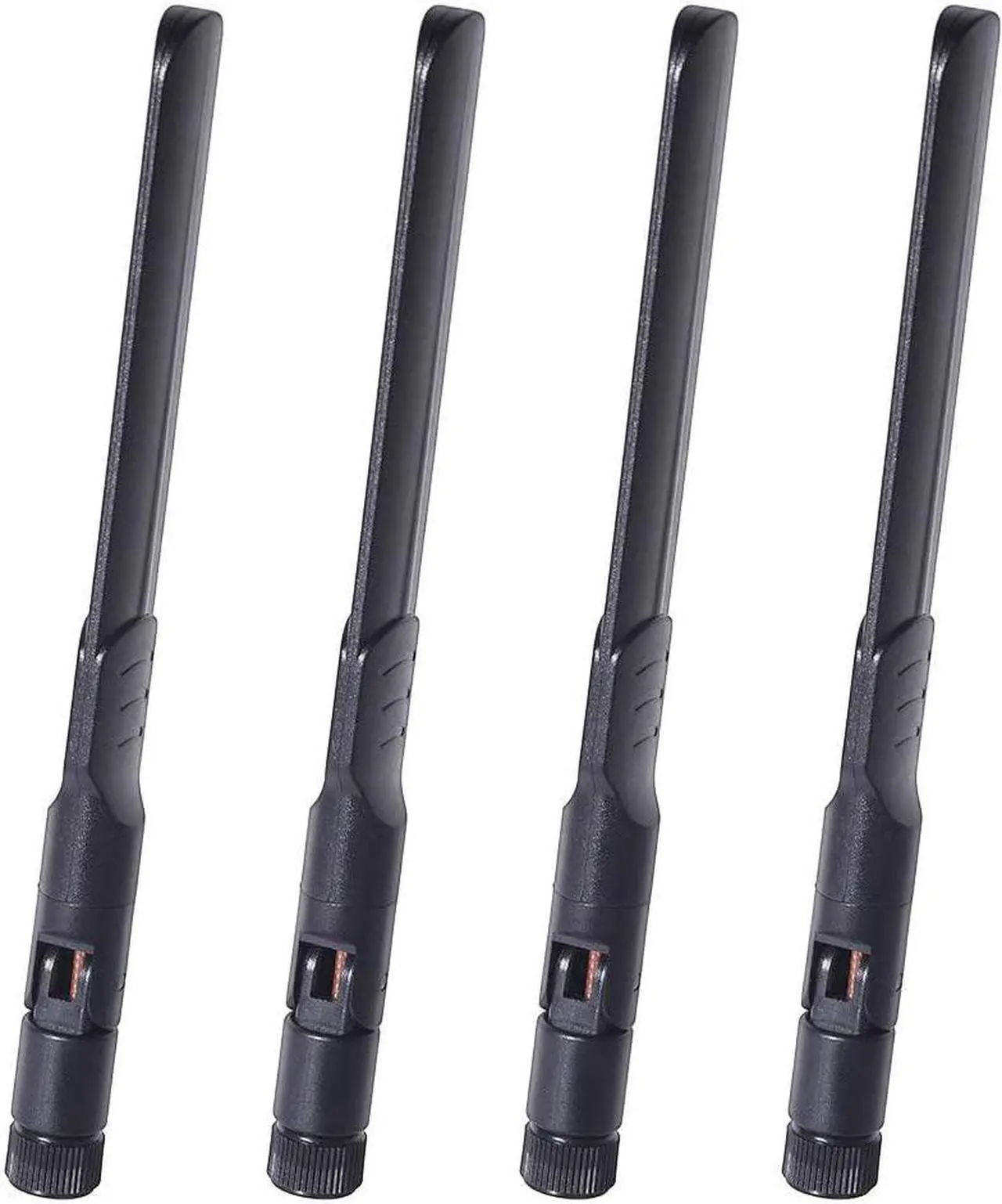 Alt view image 7 of 7 - Bingfu Dual Band WiFi 2.4GHz 5GHz 5.8GHz 8dBi MIMO RP-SMA Male Antenna (4-Pack) for WiFi Router Wireless Network Card USB Adapter Security IP Camera Video Surveillance Monitor