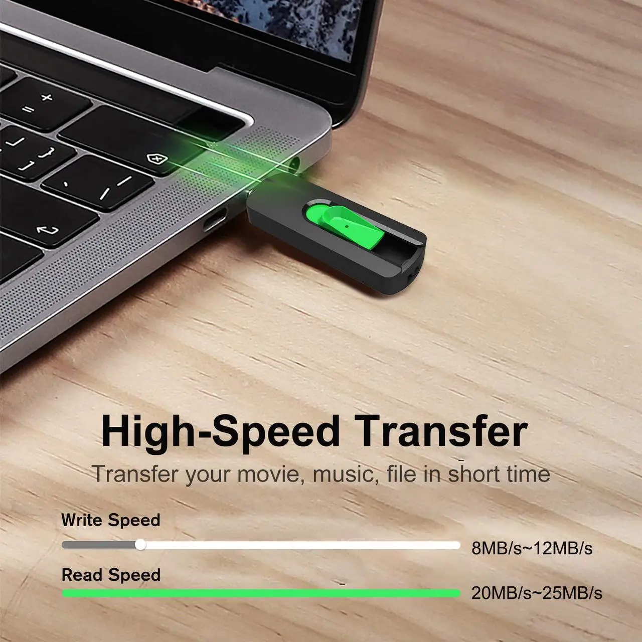 Alt view image 6 of 7 - 128GB Flash Drive USB Flash Drive 128 GB Thumb Drive USB 2.0 Memory Stick Zip Drive Backup Jump Drive Single 128GB 128G USB Drive for PC Laptop