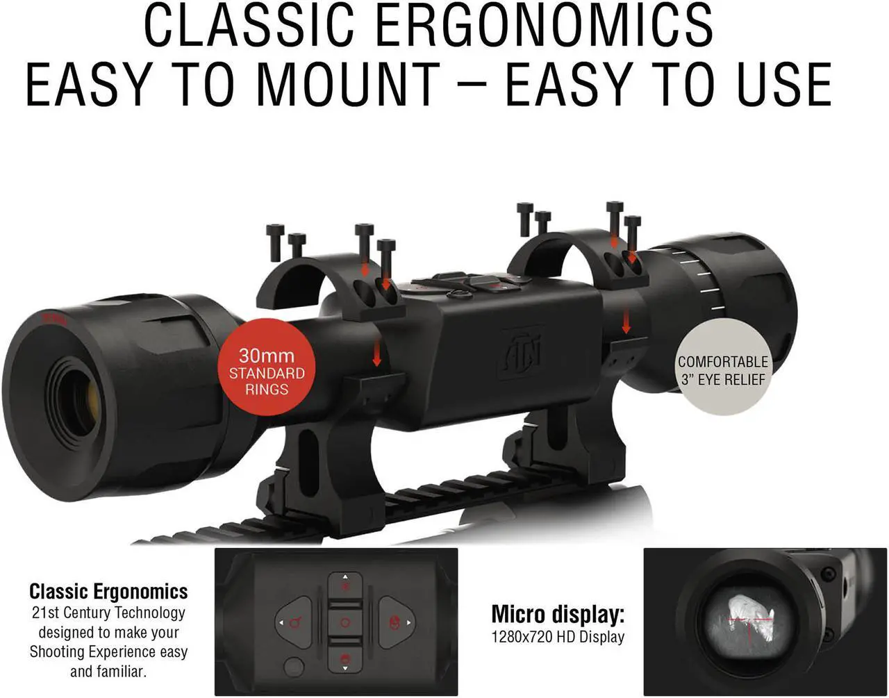 Alt view image 6 of 9 - ATN Corporation ATN Thor-LT, 3-6x Thermal Rifle Scope