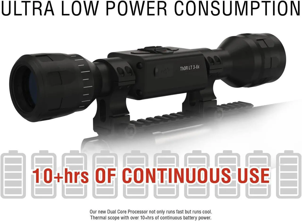 Alt view image 5 of 9 - ATN Corporation ATN Thor-LT, 3-6x Thermal Rifle Scope