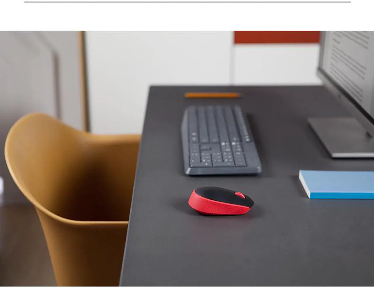 Alt view image 4 of 5 - Logitech M171 910-004645 Wireless USB mouse - Red