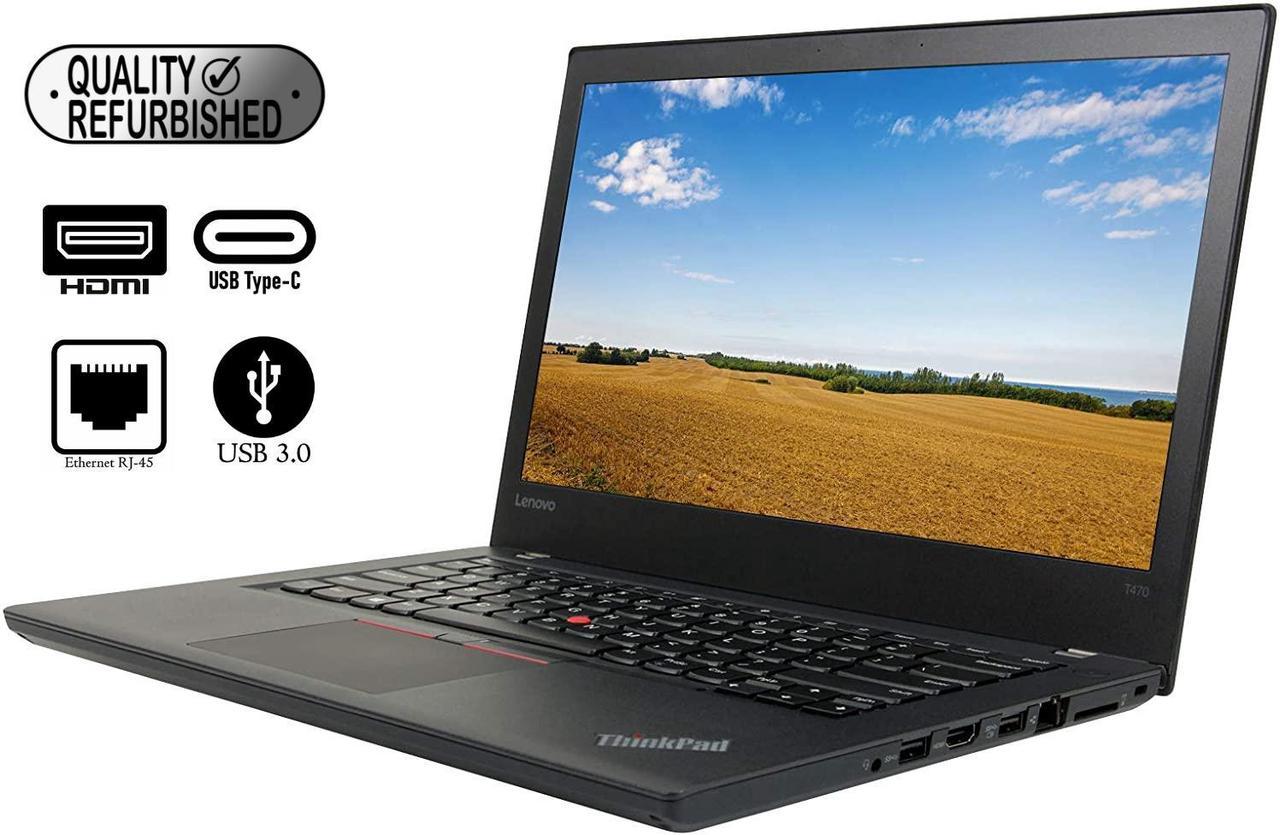 Lenovo ThinkPad T470 14.0" Intel Core i5-7300U 2.6GHz 16GB DDR4 256GB SSD Windows 10 Pro