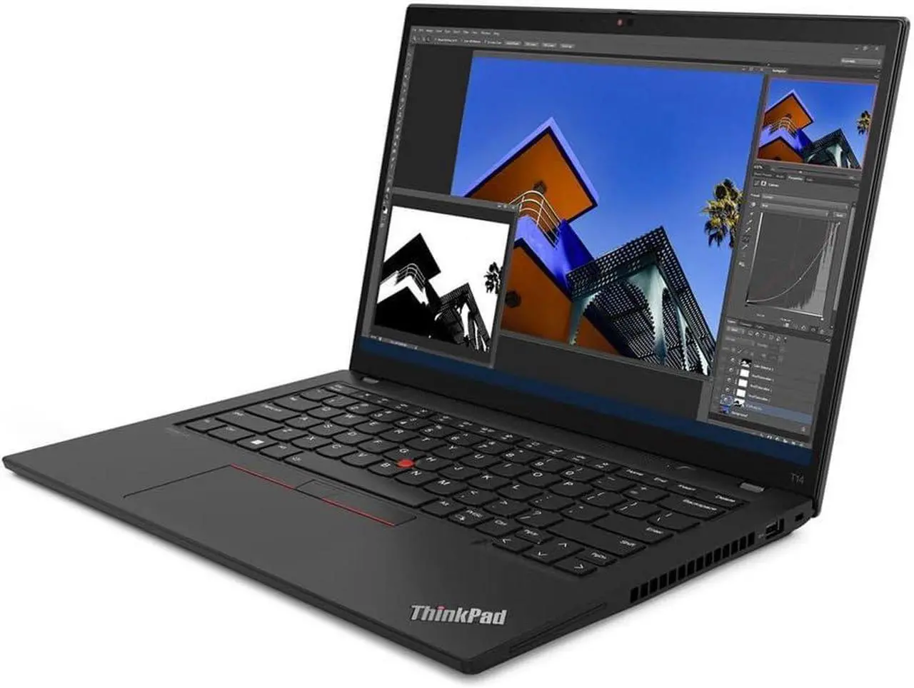 Alt view image 2 of 3 - Lenovo ThinkPad T14s Gen 1 Laptop, 14" FHD, Intel Core i5-10310U 1.7GHz, 16GB DDR4, 512GB SSD, Windows 11 Pro