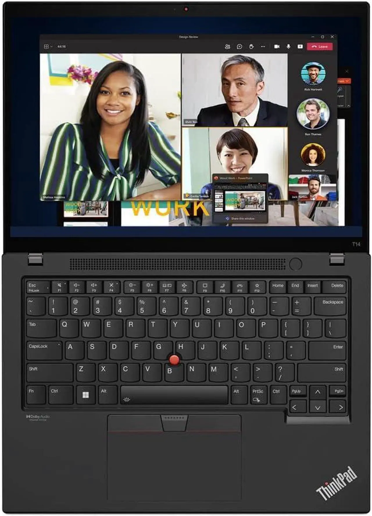 Alt view image 3 of 3 - Lenovo ThinkPad T14s Gen 1 Laptop, 14" FHD, Intel Core i5-10310U 1.7GHz, 16GB DDR4, 512GB SSD, Windows 11 Pro