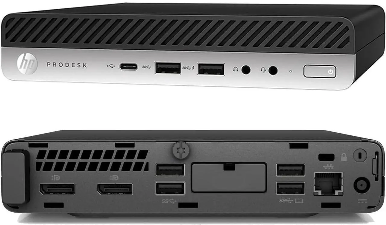 Alt view image 4 of 4 - HP ProDesk 600 G4 Desktop Mini PC Intel Core i5-8500T 16GB RAM 512GB SSD WIFI 6 Windows 11 Pro