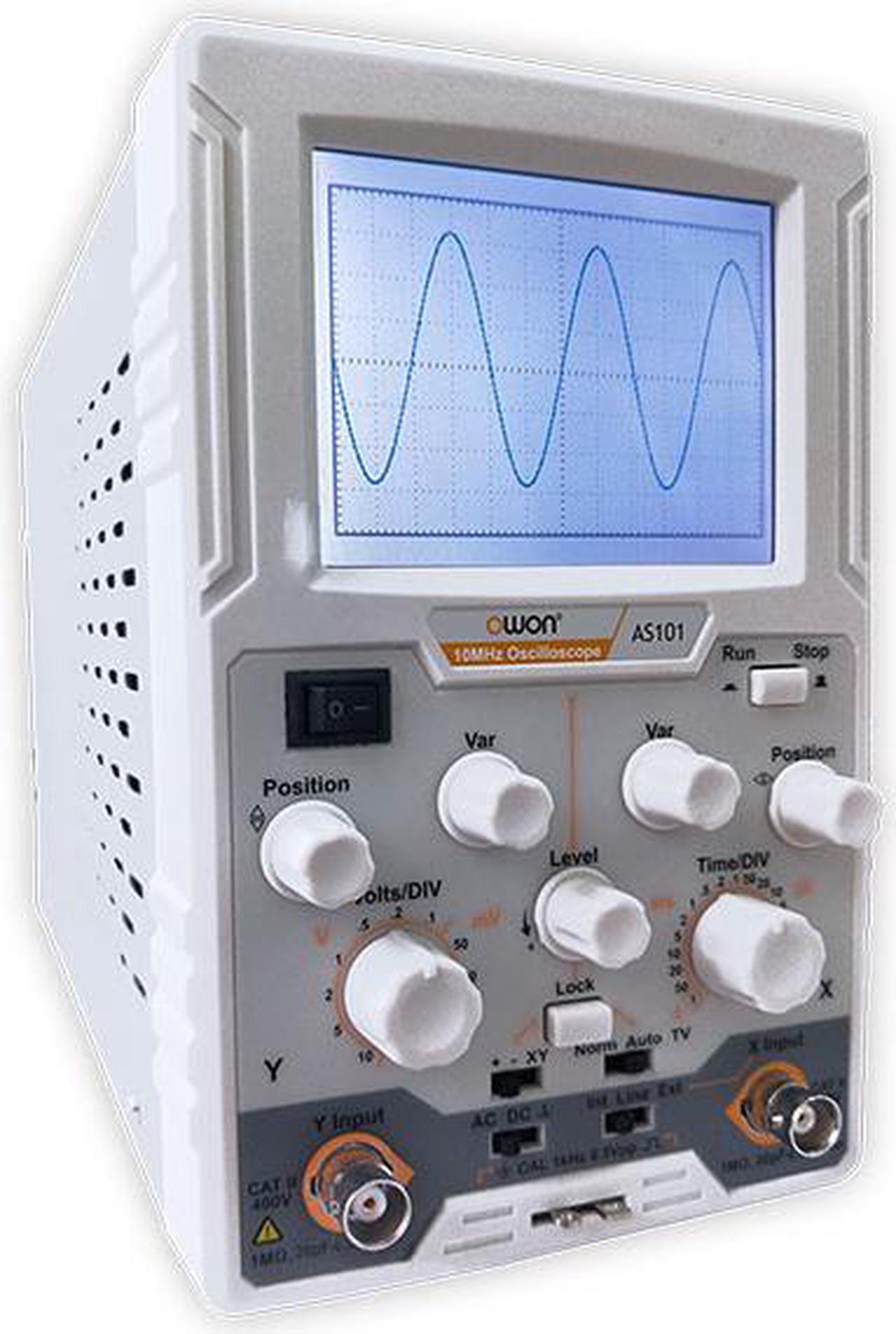Alt view image 4 of 5 - OWON AS101 Digital Oscillosopce Benchtop 1 Channel 100MS/s Portable  10MHZ Osciloscopce-EU Plug