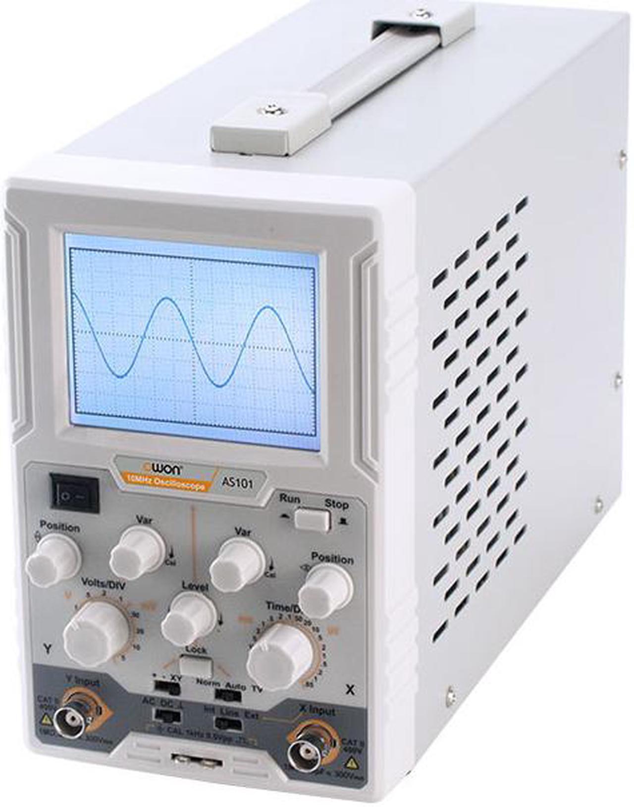 Alt view image 3 of 5 - OWON AS101 Digital Oscillosopce Benchtop 1 Channel 100MS/s Portable  10MHZ Osciloscopce-EU Plug