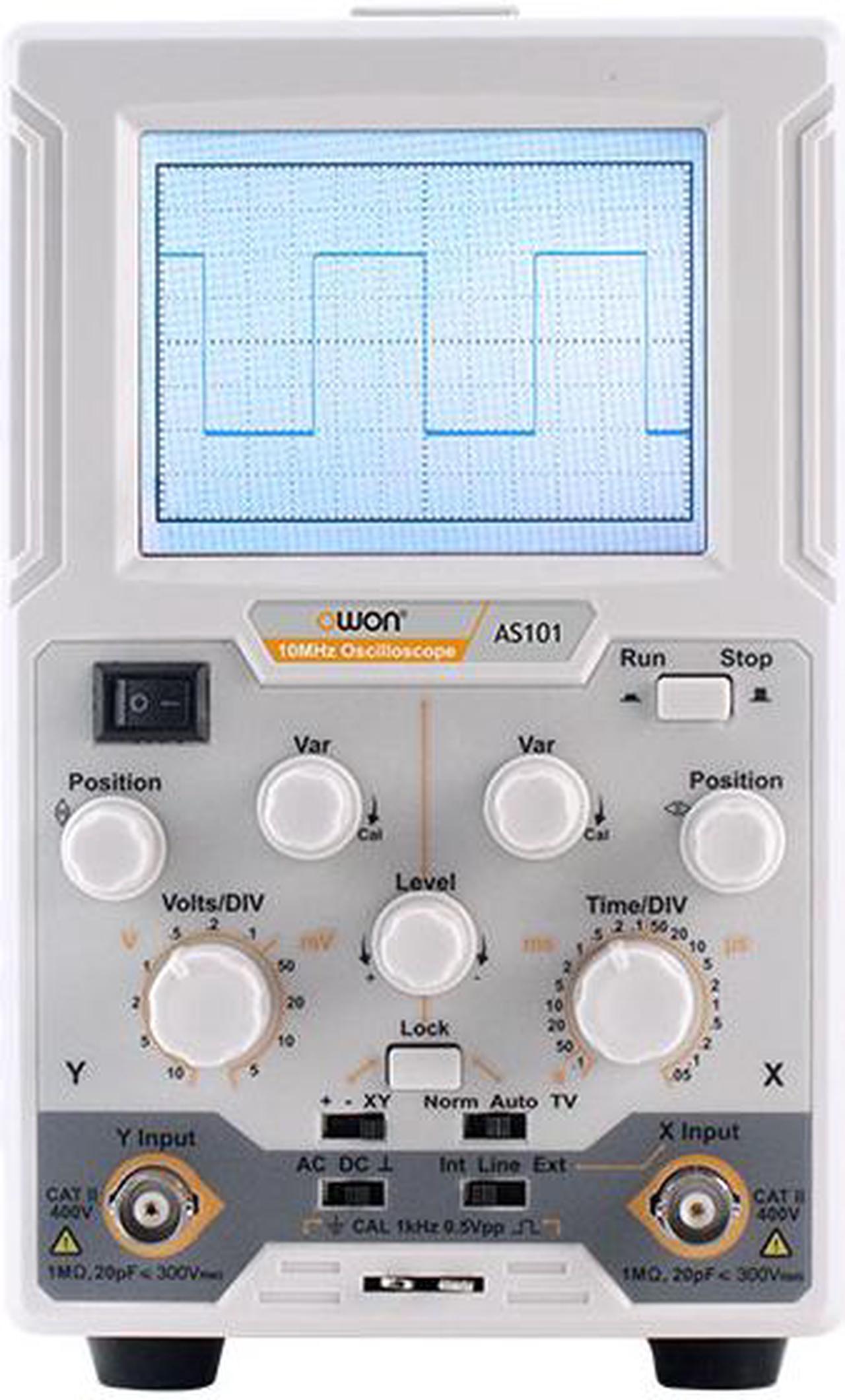 Alt view image 2 of 5 - OWON AS101 Digital Oscillosopce Benchtop 1 Channel 100MS/s Portable  10MHZ Osciloscopce-EU Plug