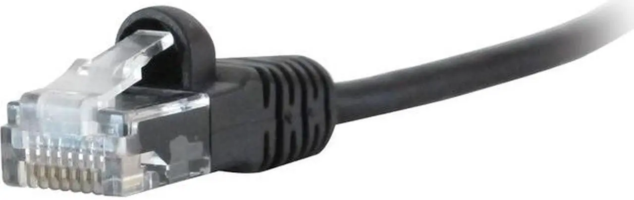 Alt view image 2 of 3 - Comprehensive MicroFlex Pro AV/IT CAT6 Snagless Patch Cable Black 3ft - Category 6 for Network Devic