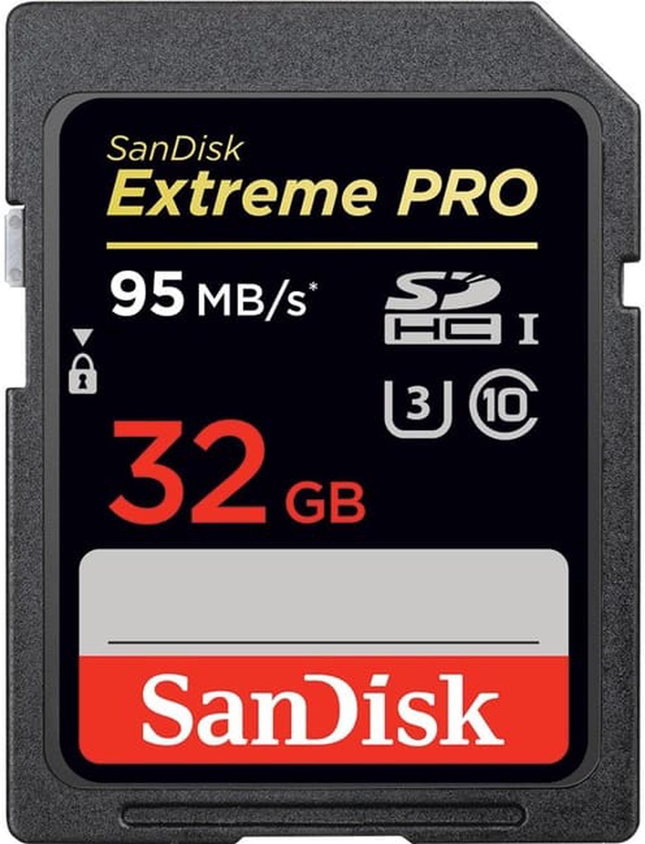 Alt view image 10 of 10 - SanDisk Extreme 32GB UHS-I Class 10 U3 SDXC Memory Card, 2 Pack