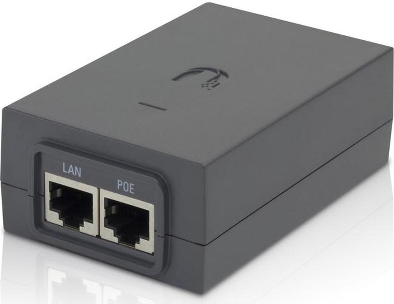 Ubiquiti 24W PoE Adapter with Surge and Clamping Protection Peak Pulse Current Gigabit LAN Port (POE-24-AF5X)