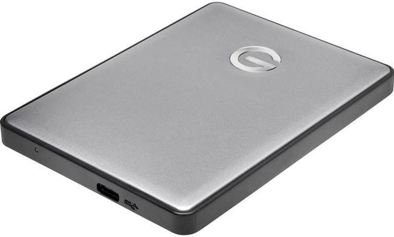 Alt view image 12 of 12 - G-Technology 2TB G-DRIVE mobile USB-C Portable External Hard Drive, USB 3.1 Gen 1, Space Gray (0G10317)