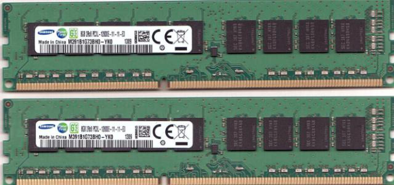 Main image of Samsung  M391B1G73BH0-YK0  8G 2RX8 PC3L-12800E 1600  UDIMM For Server