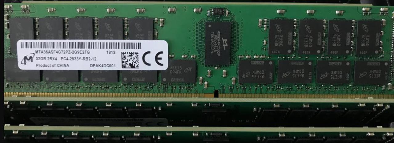 MTA36ASF4G72PZ-2G9 Crucial/Micron 32G 2933 DDR4 For Server