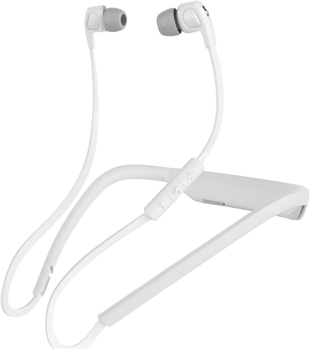 Alt view image 11 of 15 - Skullcandy Smokin' Buds 2 Wireless White/Chrome Bluetooth Earbuds (S2PGHW-177)