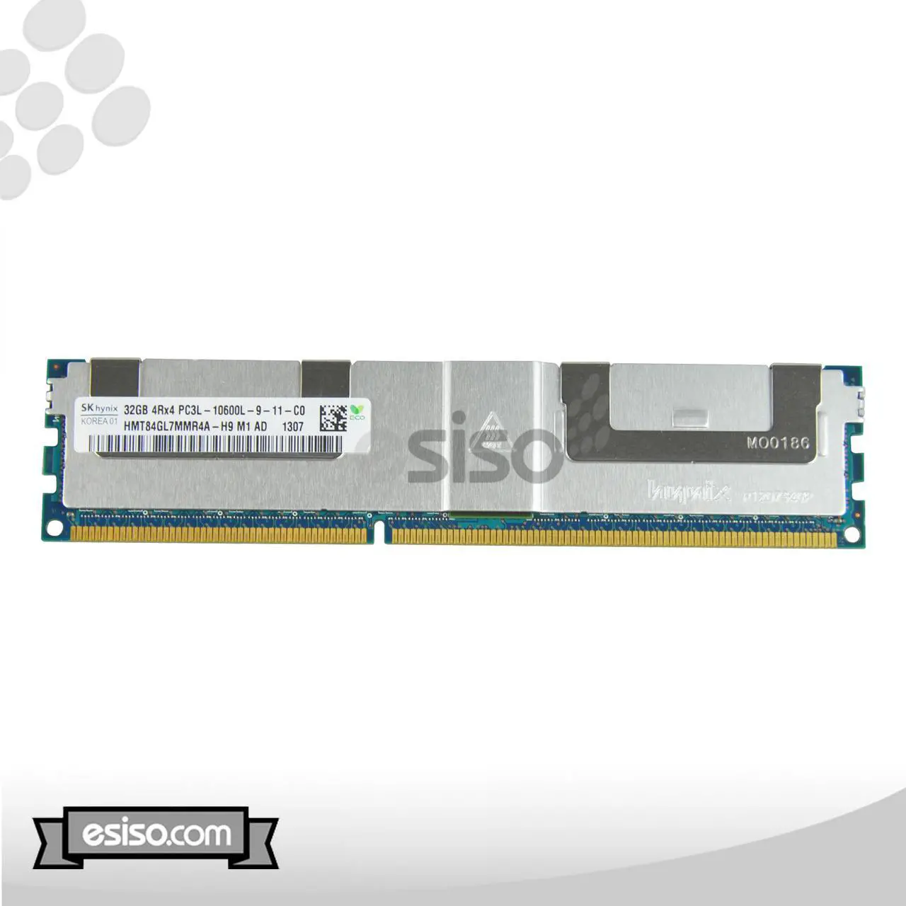 Alt view image 3 of 3 - HYNIXHynix Hmt84Gl7Mmr4A-H9 Hynix   32Gb (1X32Gb) Pc3L10600 1333Mhz Ecc Registered 1.35V   4Rx4 Ddr3 Sdram 240Pin Lrdimm Memory Module For Server