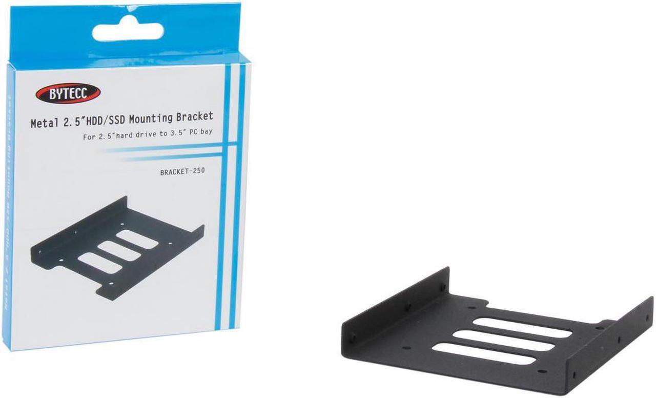 Alt view image 6 of 6 - BRACKET-250 2.5" HDD/SSD Metal Mounting Kit  (2 hard drive brackets per pack)