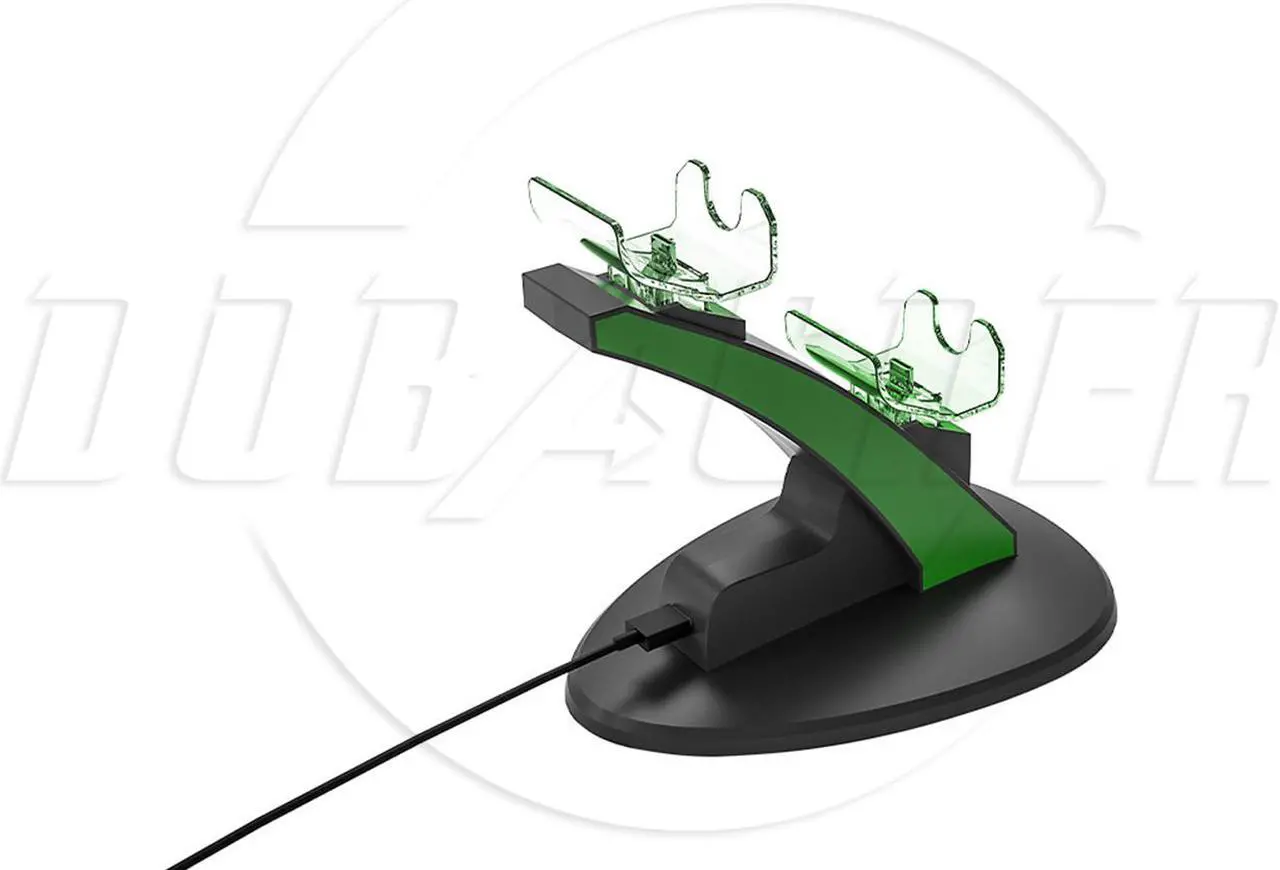 Alt view image 2 of 6 - SA Xbox Series X/S Controller Charger, Controller Charger Charging Docking Station Stand.Dual Fast Charging Station for Xbox X/S Console Dual Seat Charging-Black(Controller NOT Included)