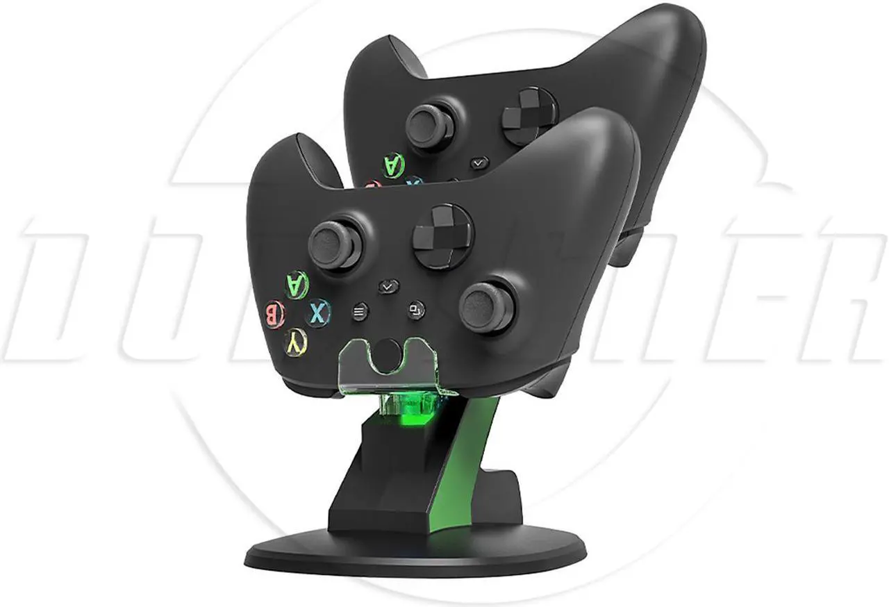 Alt view image 3 of 6 - SA Xbox Series X/S Controller Charger, Controller Charger Charging Docking Station Stand.Dual Fast Charging Station for Xbox X/S Console Dual Seat Charging-Black(Controller NOT Included)