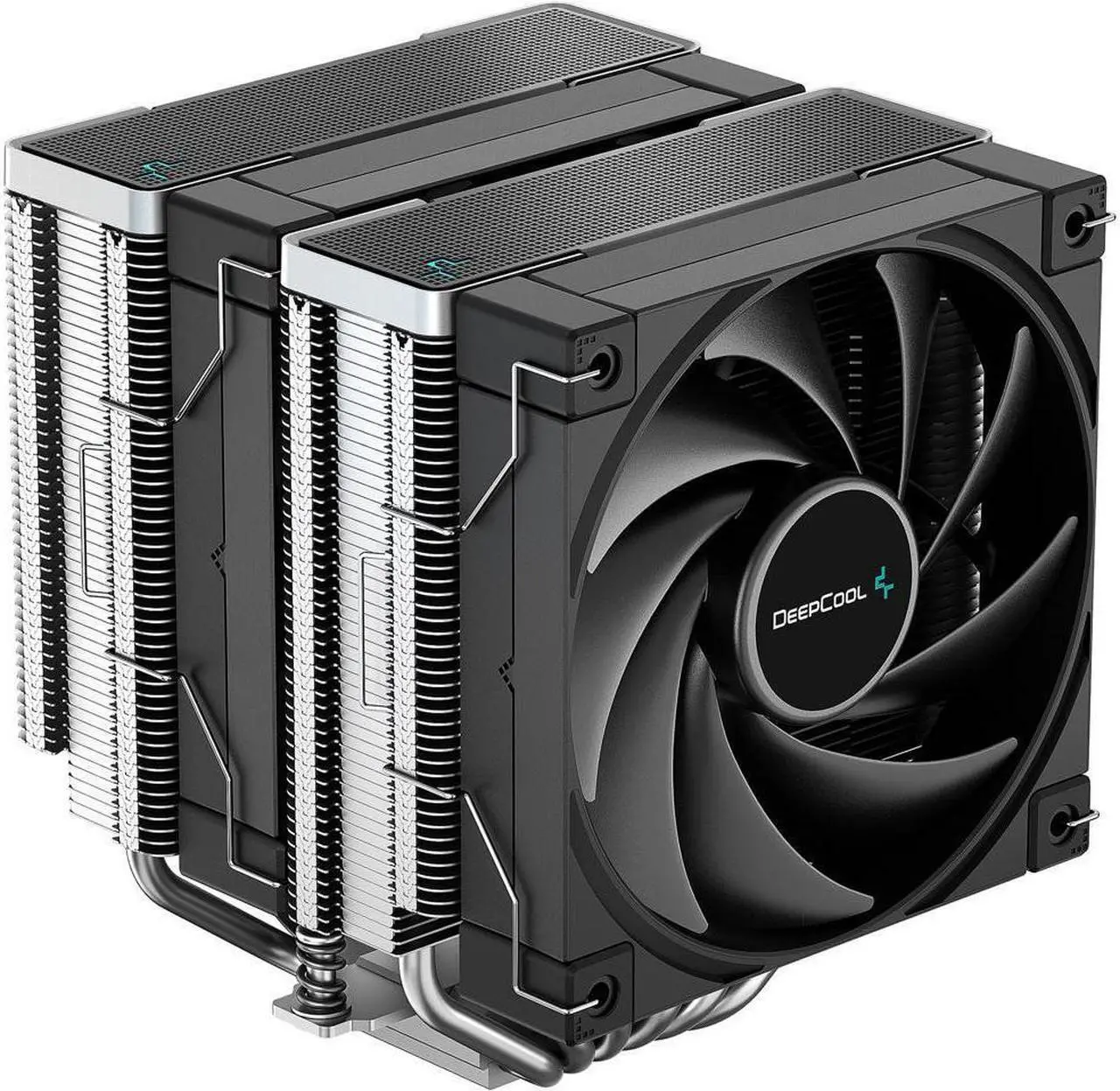 Main image of DeepCool AK620 CPU Air Cooler High-Performance, Dual-Tower Design, 2x 120mm Fluid Dynamic Bearing Fans, 6 Copper Heat Pipes, 260W Heat Dissipation, Black,AMD Ryzen AM5/AM4, Intel LGA1700/1200
