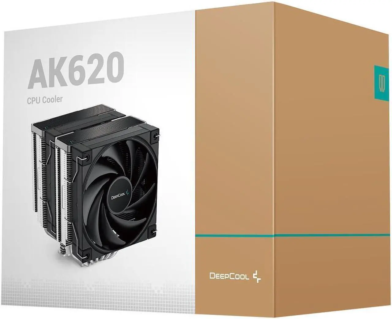 Alt view image 7 of 7 - DeepCool AK620 CPU Air Cooler High-Performance, Dual-Tower Design, 2x 120mm Fluid Dynamic Bearing Fans, 6 Copper Heat Pipes, 260W Heat Dissipation, Black,AMD Ryzen AM5/AM4, Intel LGA1700/1200