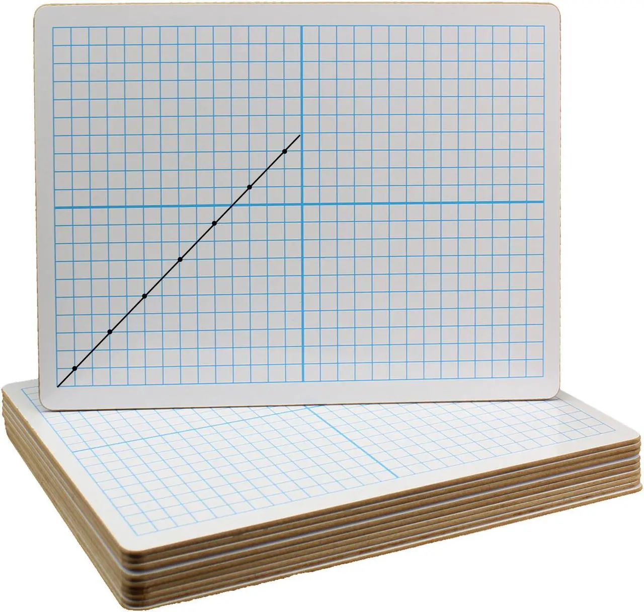 Alt view image 4 of 6 - Flipside X Y Axis Dry Erase Boards 12/Pack 11200