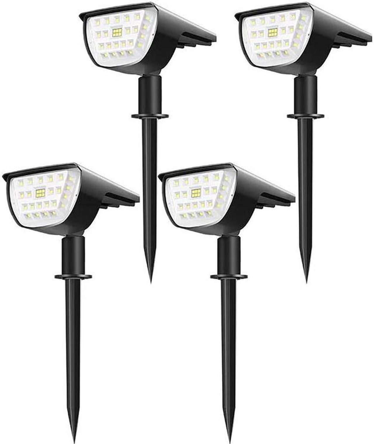 Main image of Hannord 32 LED Solar Landscape Spotlights, Wireless Waterproof Solar Landscaping Spotlights Outdoor Solar Powered Wall Lights for Yard Garden Driveway Porch Walkway Pool Patio- Cold White(4 Pack)