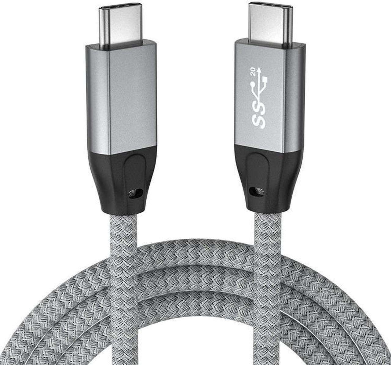 Main image of USB C to USB C Cable 100W, Hannord USB 3.1 Type C Gen 2 10Gbps/20Gbps Data Transfer Cable PD Fast Charging,4K Video Monitor Cord Compatible for Thunderbolt 3,MacBook Pro, iPad Pro,Galaxy S21(3.3 ft.)