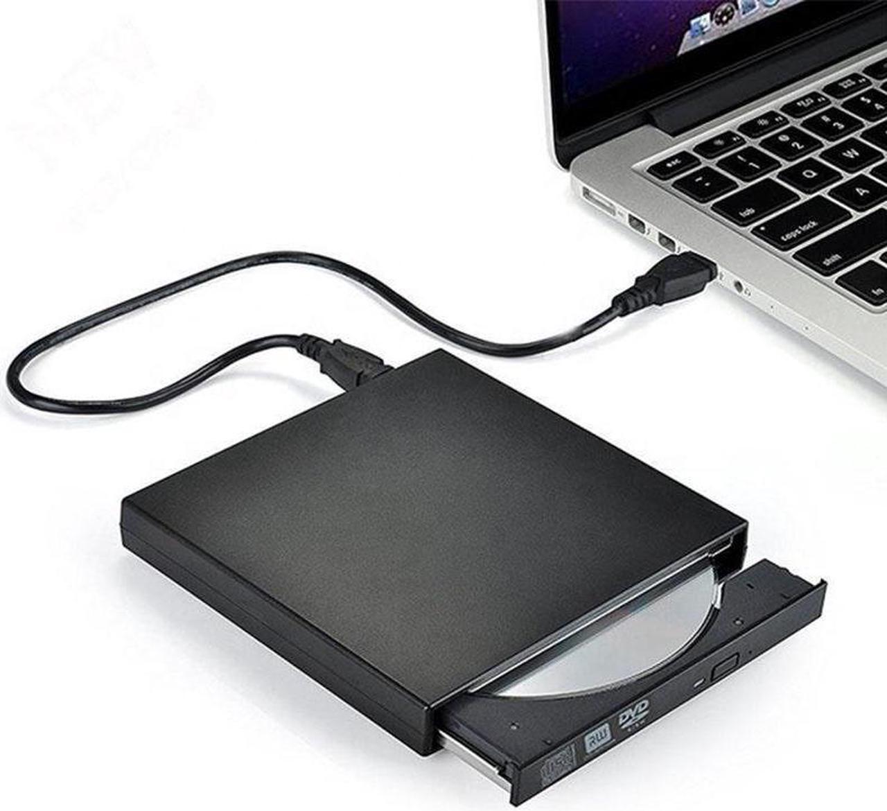 Main image of External USB2.0 CD Drive, Hannord Protable External DVD Drive, USB Slim CD-RW DVD-R Combo Burner Writer Player for Laptop Notebook PC Desktop Computer Compatible with Windows 2000/XP/Vista/7/10 MAC OS