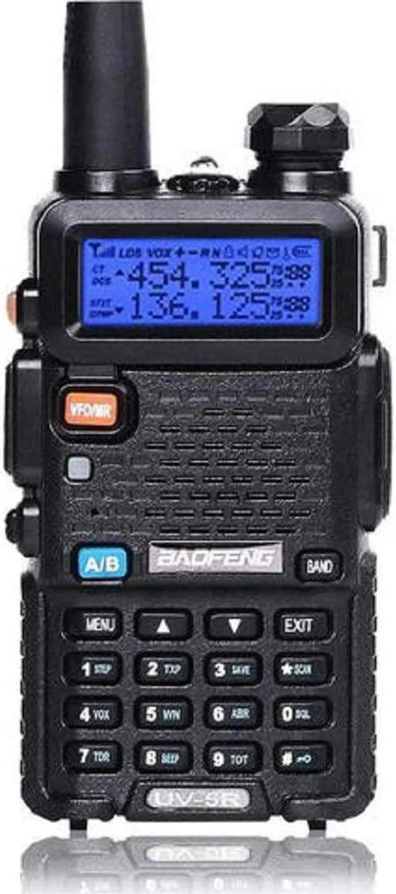 Main image of Baofeng UV-5R Two Way Radio Dual Band 144-148/420-450Mhz Walkie Talkie 1800mAh Li-ion Battery (Black)