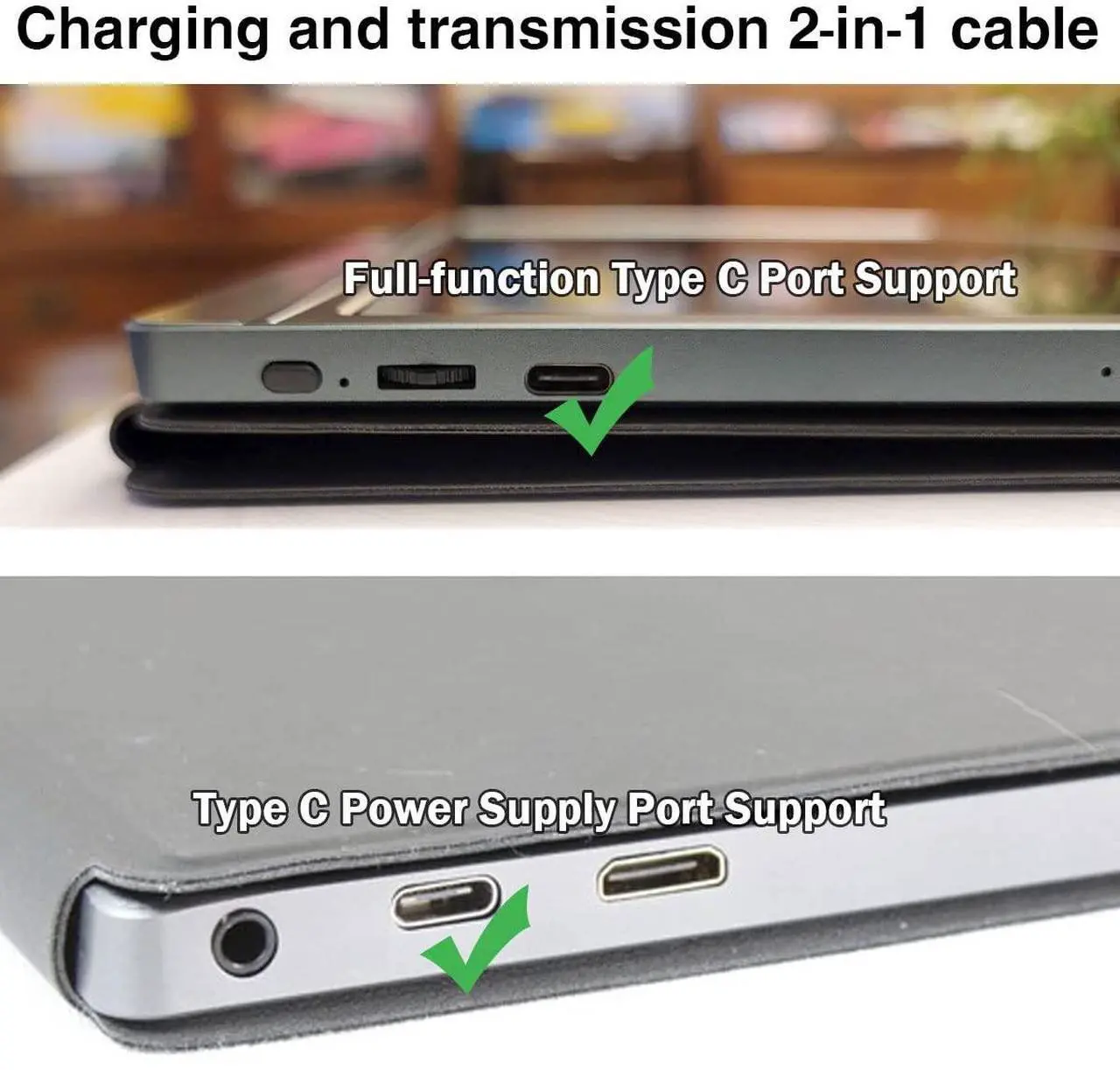 Alt view image 2 of 6 - Hannord USB-C to USB-C 3.2 Gen 2 100W Fast Charging Cord, 20Gbps Speed Cable for Apple iPhone 15 16, MacBook & iPad Pro Air, Samsung Galaxy Smartphone, Tablets, Laptop 10 ft.
