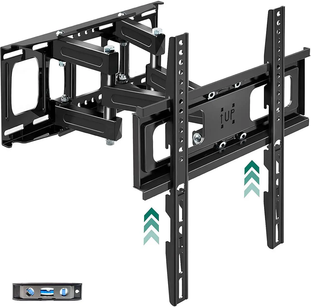 Main image of Full Motion 32-70 inch TV Wall Mount for Most Flat Screen/LED/4K TVs,  TV Mount Bracket Dual Swivel Articulating Tilt 6 Arms, Max VESA 400x400mm, Holds up to 121lbs, Up to 16" Wood Stud
