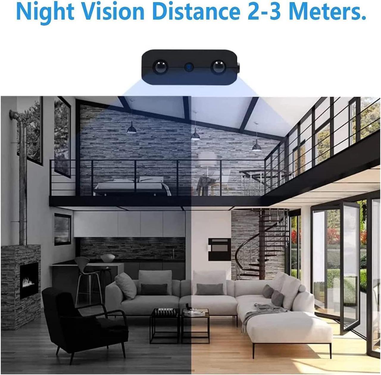 Alt view image 2 of 3 - Wireless Security WiFi Camera Mini Hidden Spy Small IP Cameras Smart Home Night Virsion Magnetic Camcorder Surveillance,Built-in Battery, APP Real-time View,Card Direct Recording, 150°Wide Angle