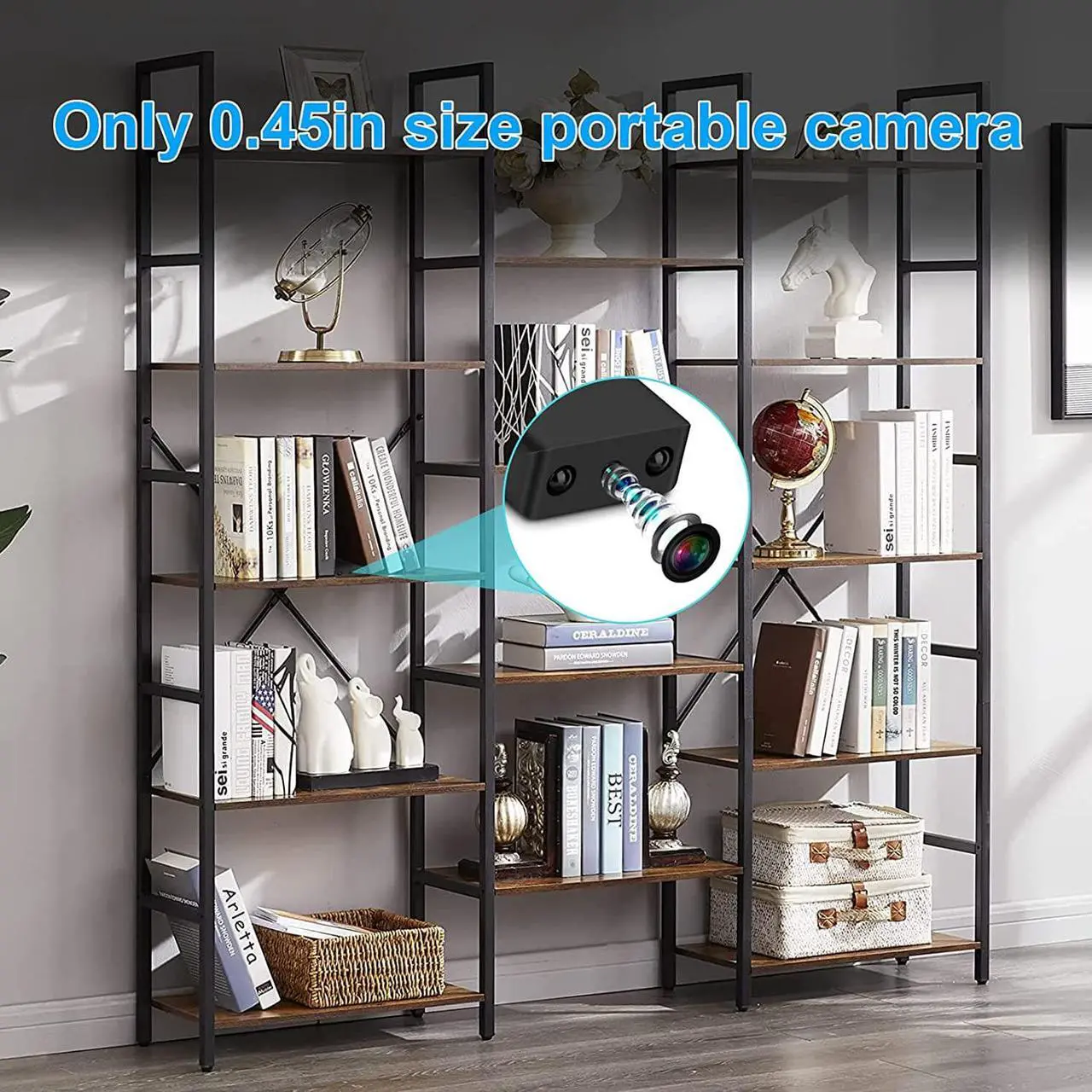 Alt view image 7 of 7 - Mini WiFi Wireless Camera Hidden Camera - Security Cameras Small 1080p HD Nanny Cam with Night Vision, Motion Detection,Remote Viewing for Security with iOS,Android Phone APP