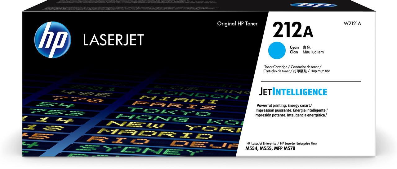 Alt view image 3 of 20 - HP 212A  W2121A Toner Cartridge Cyan