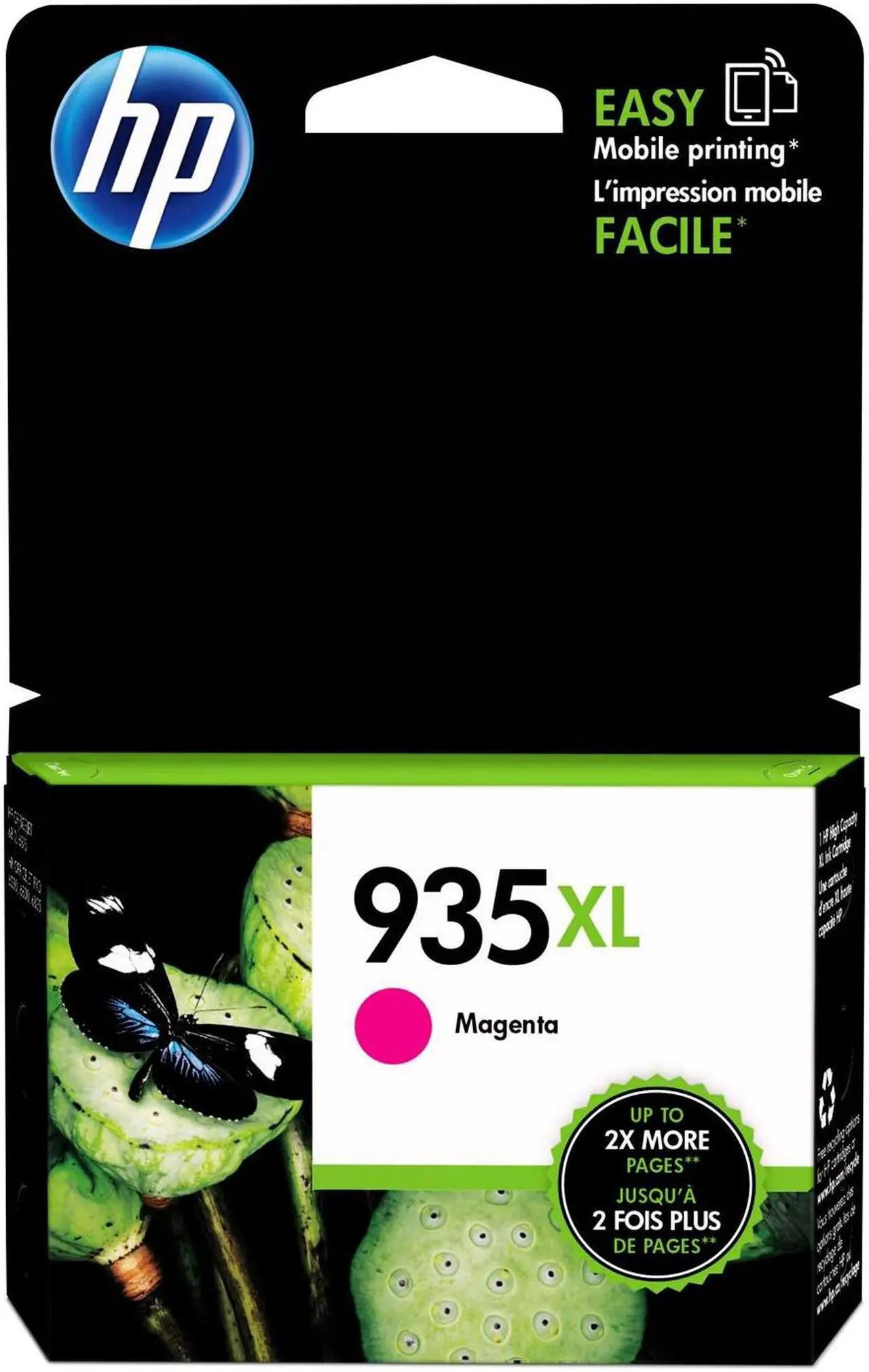 Alt view image 7 of 20 - HP 935XL High Yield Magenta Original Ink Cartridge C2P25AN, ~825 pages,