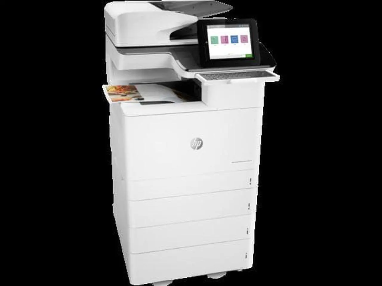Alt view image 6 of 9 - HP Color LaserJet Enterprise Flow MFP M776z Laser Printer, Color Mobile Print,