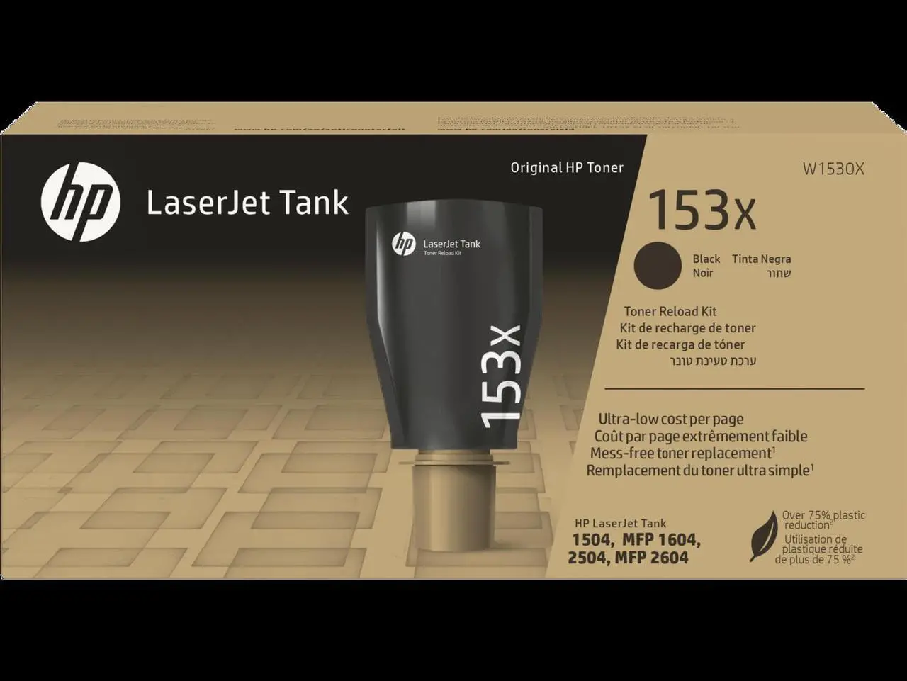 Alt view image 2 of 15 - HP 153X Original Laser Toner Cartridge Black 1 Each W1530X
