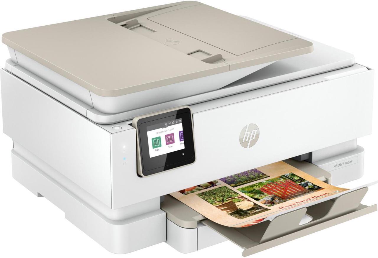 Alt view image 5 of 7 - HP ENVY Inspire 7958e All-in-One Inkjet Printer, Color Mobile Print, Copy, Scan