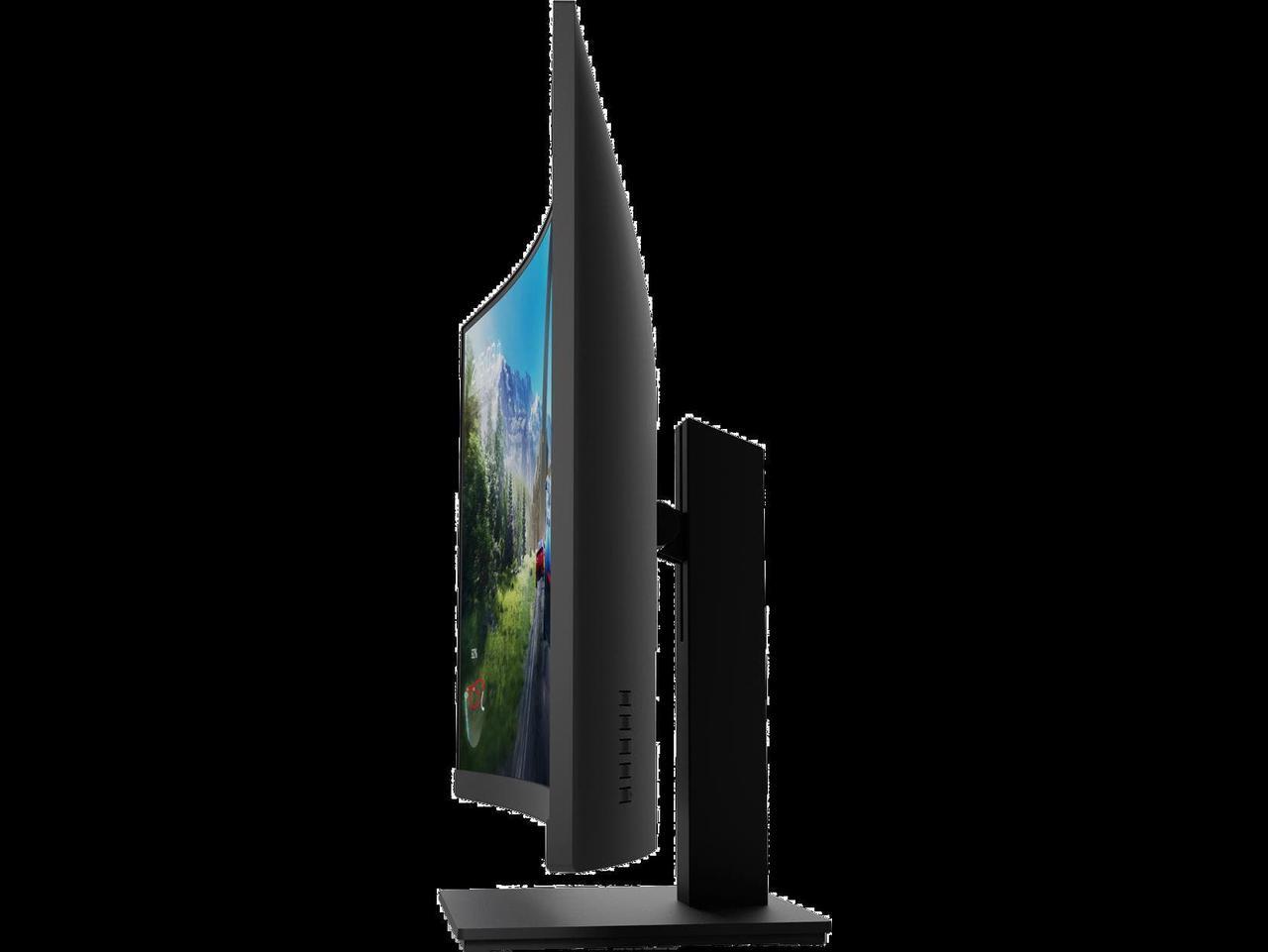 Alt view image 3 of 9 - HP X32c FHD Gaming Monitor 31.5" FHD (1920 x 1080) 60-165 Hz