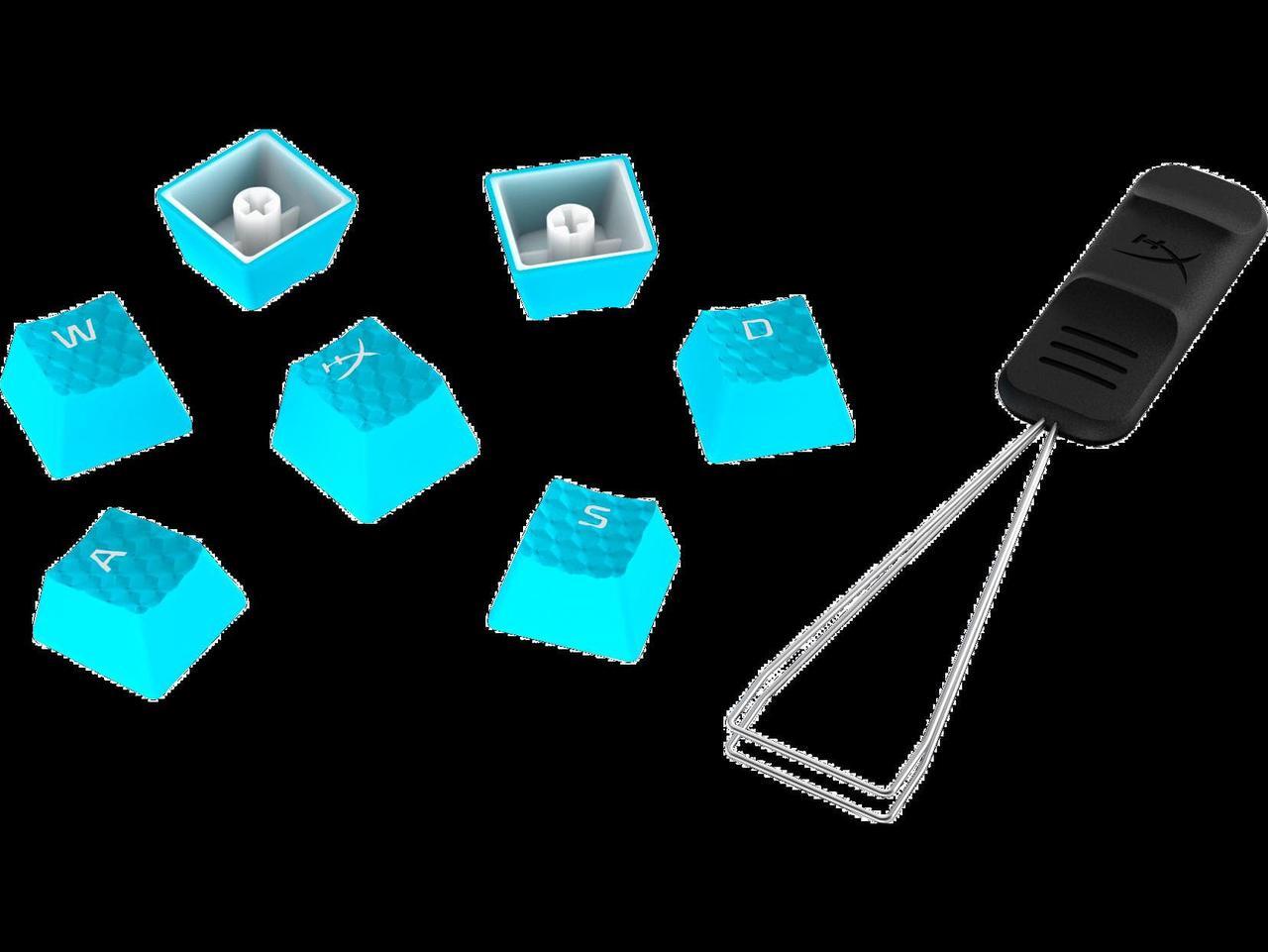 Alt view image 3 of 7 - HyperX Rubber Keycaps - Gaming Accessory Kit - Blue (US Layout)