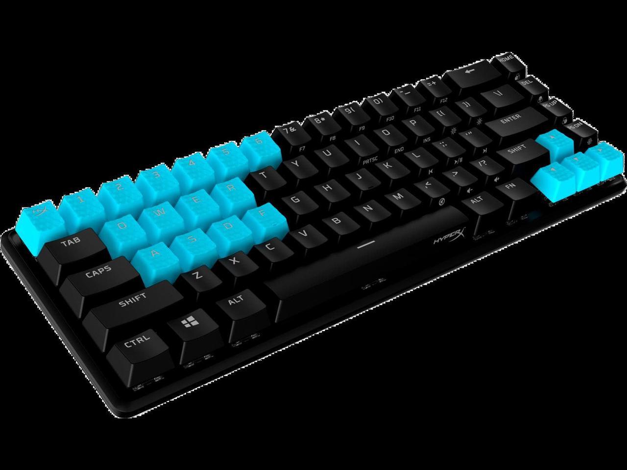 Alt view image 4 of 7 - HyperX Rubber Keycaps - Gaming Accessory Kit - Blue (US Layout)