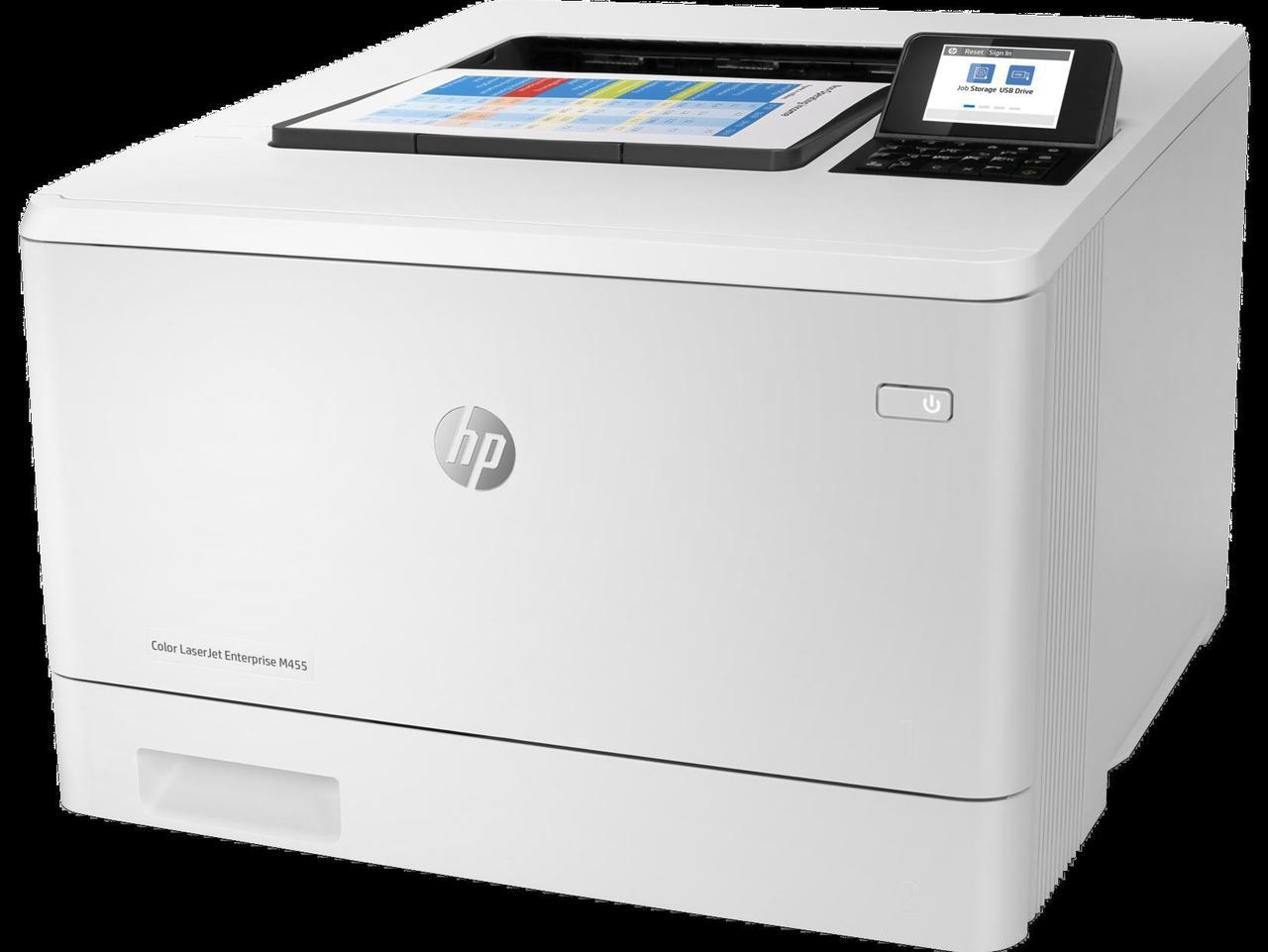 Alt view image 3 of 7 - HP Color LaserJet Enterprise SFP M455dn Certified Refurbished