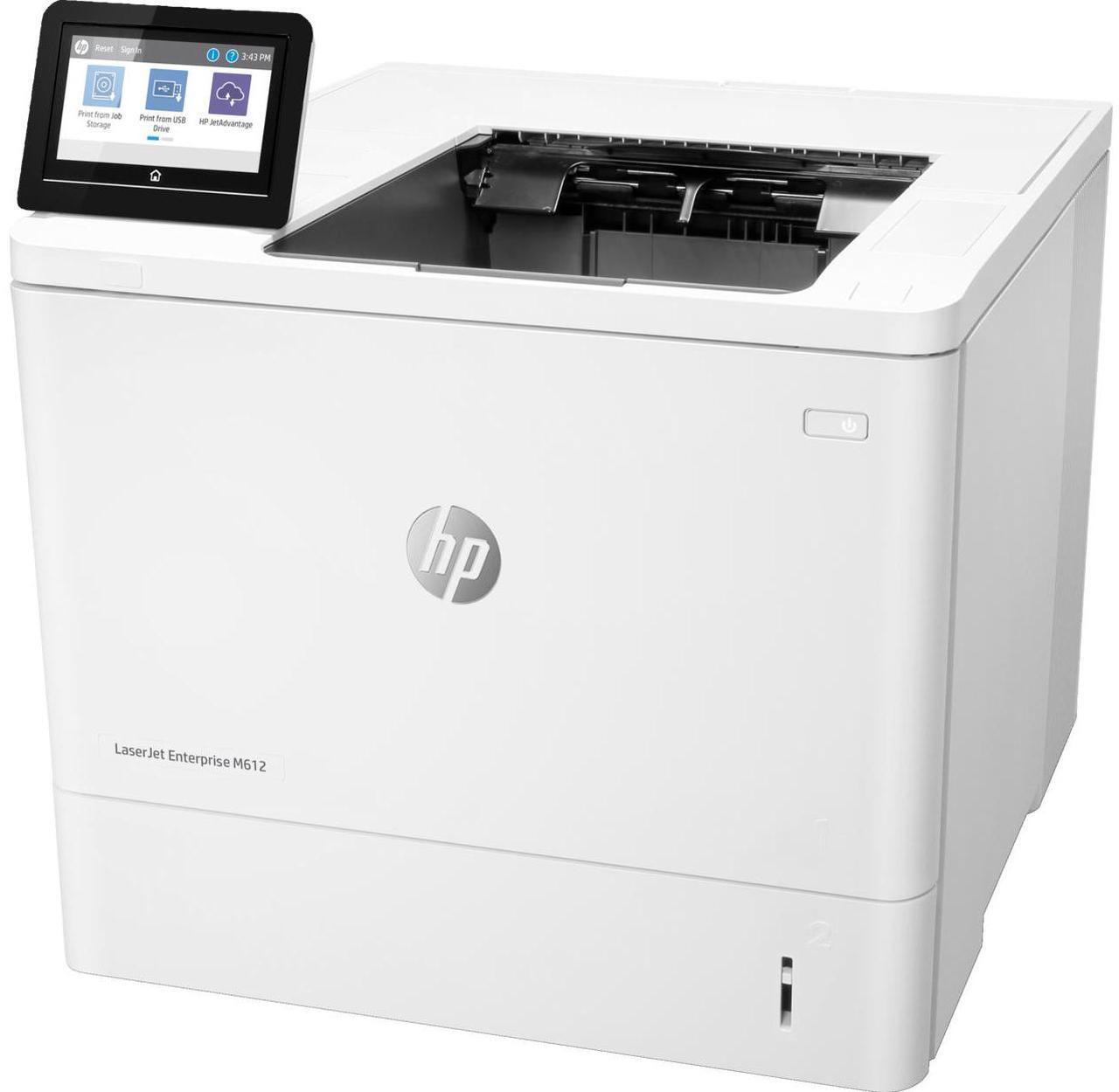Alt view image 13 of 17 - HP LaserJet Enterprise M612dn Laser Printer, Black And White Mobile Print Up to