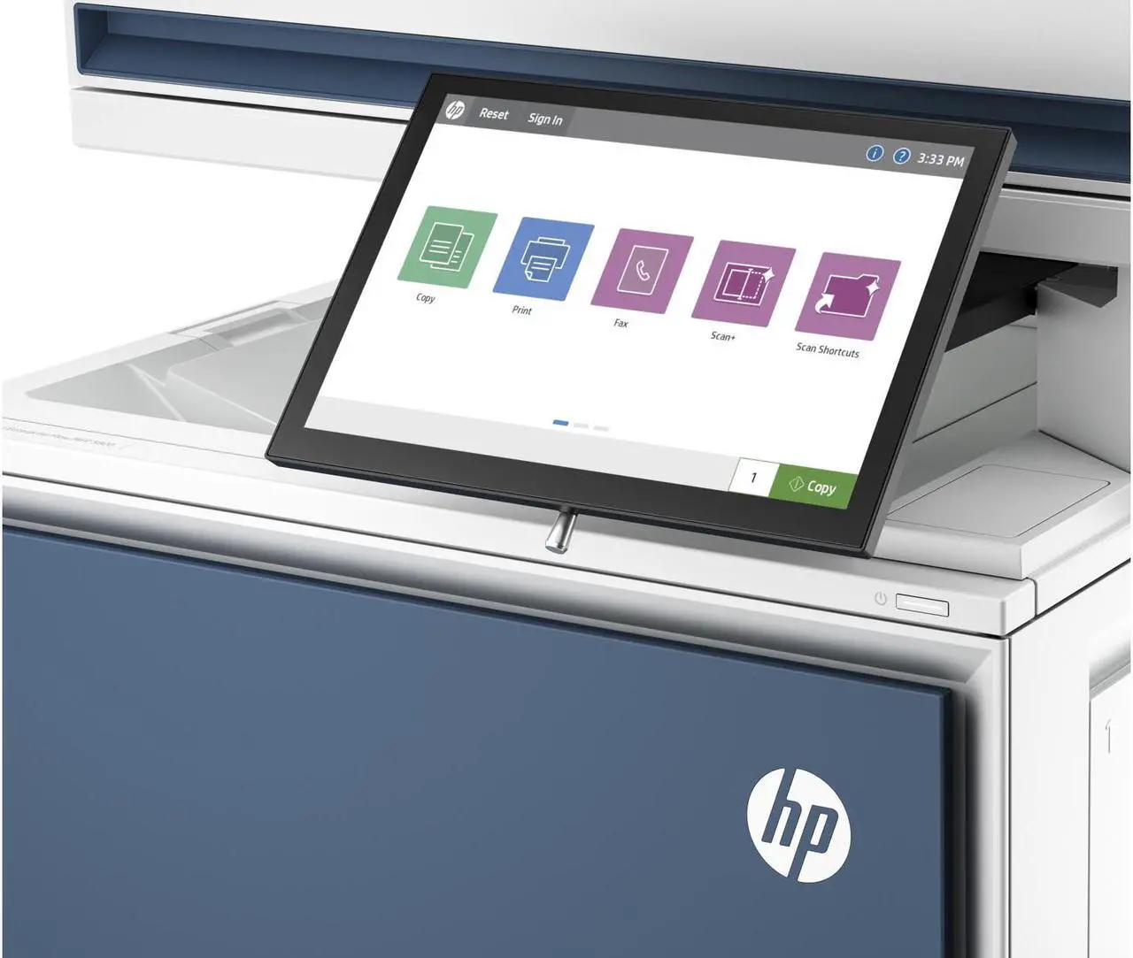 Alt view image 2 of 10 - HP Color LaserJet Enterprise Flow MFP 5800zf Laser Printer, Color Mobile Print,