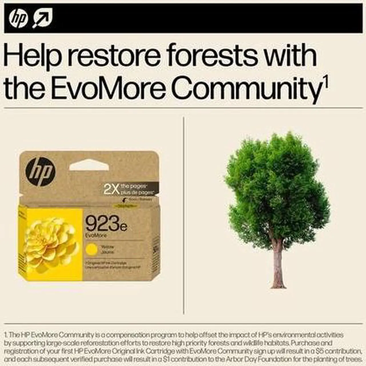 Alt view image 5 of 7 - HP EvoMore 923e Original High Yield Inkjet Ink Cartridge Yellow 1 Pack 4K0T6LN