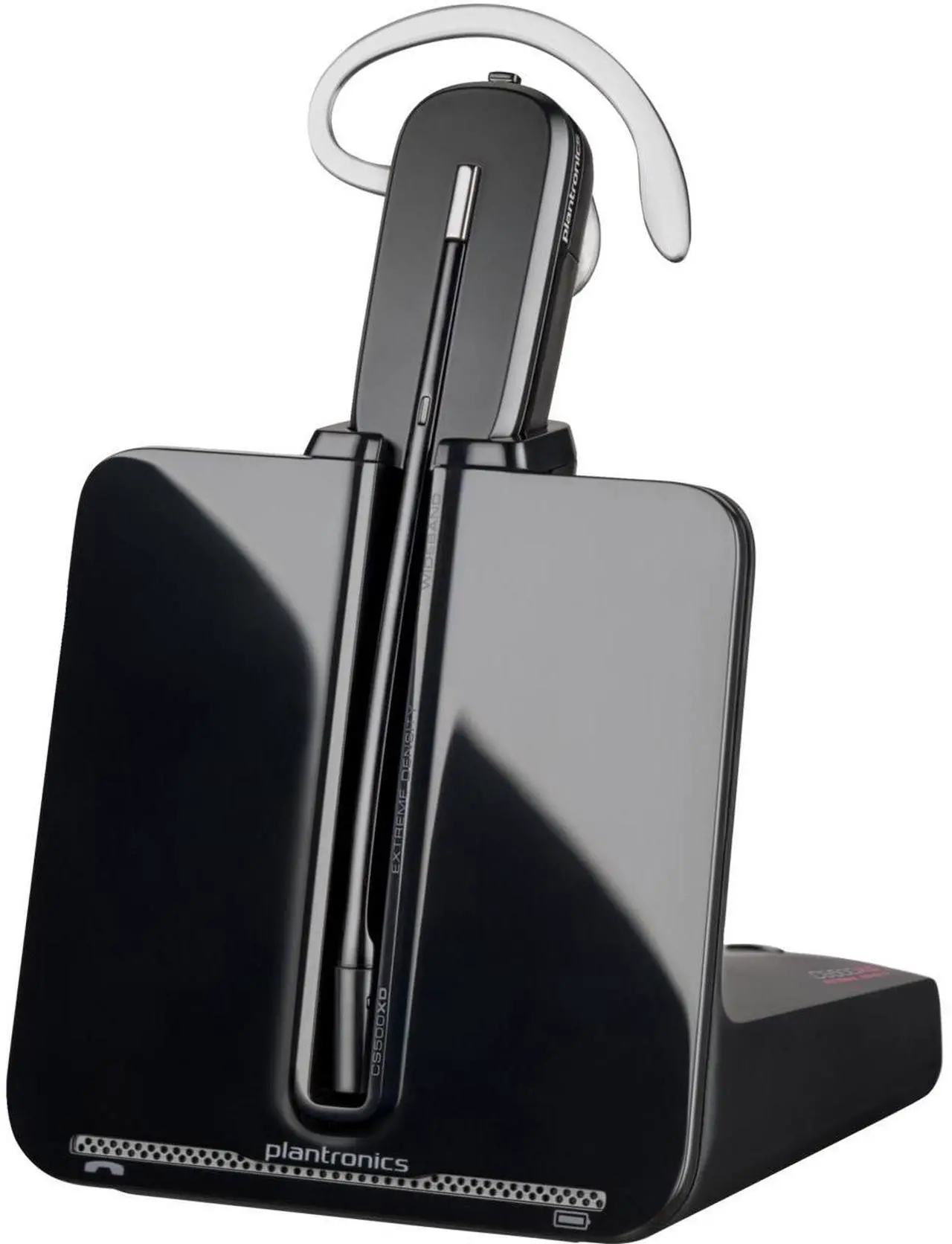 Alt view image 14 of 16 - Poly CS540A DECT 1920-1930 MHz Headset TAA - Mono - Wireless - DECT 6.0 - 393.7 ft - Over-the-ear, Over-the-head - Monaural - In-ear - Noise Cancelling Microphone - Noise Canceling - Black - TAA Compl